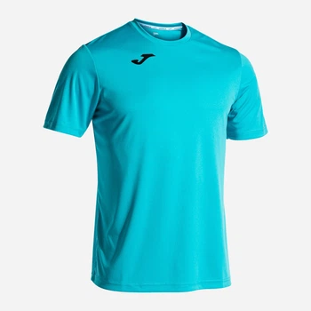 Футболка спортивная длинная мужская Joma 100052.010 XL Бирюзовая (8445757436771)