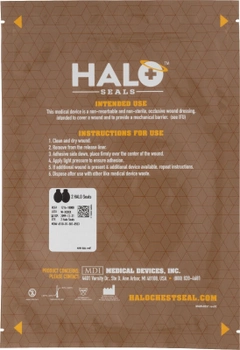 Окклюзійна плівка HALO Chest Seal (2шт)