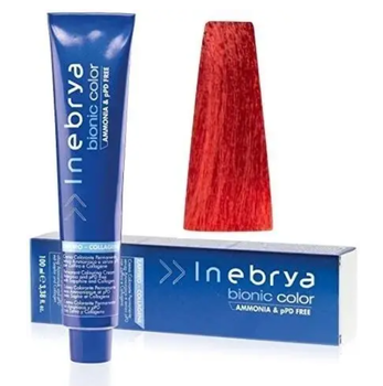 Крем-фарба для волосся Inebrya Bionic Color Red New коректор без аміаку червоний, 100 мл