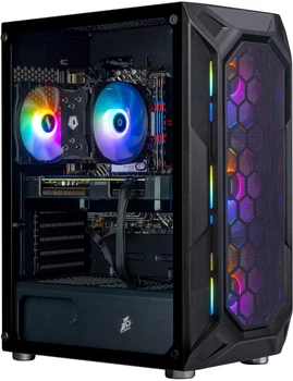 Компьютер 1stPlayer Ryzen 7 5700X • RTX 4060 Ti 8GB • 16GB DDR4 • SSD 480GB • HDD 1TB • ПК для игр и работы
