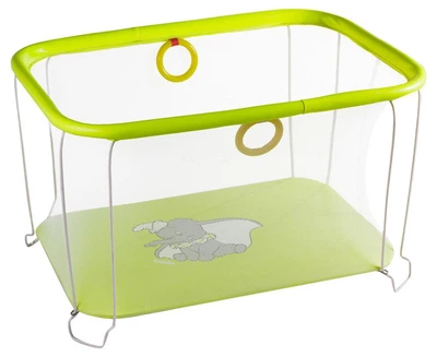 Детский манеж игровой KinderBox солнышко Желтый слоник с мелкой сеткой (SUN 9006277)