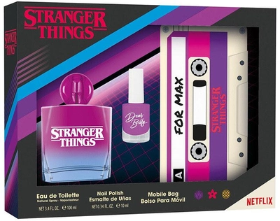 Дитячий набір Netflix Stranger Things Туалетна вода 100 мл + лак для нігтів + сумочка для телефону (8411114095295)