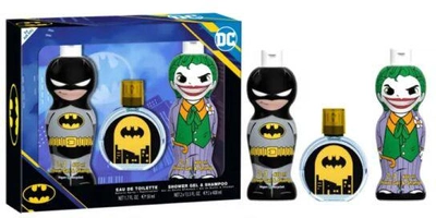 Zestaw dla dzieci Cartoon Air-Val Batman y Joker woda toaletowa 50 ml + żel pod prysznic x 2 400 ml (8411114093307)