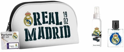 Набір для чоловіків Real Madrid Туалетна вода 50 мл + спрей для тіла 100 мл + косметичка (8411114092652)