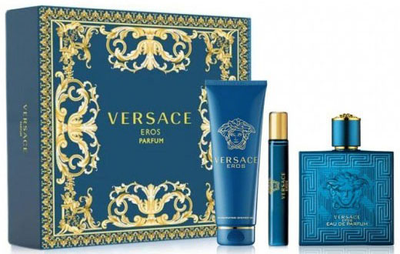 Zestaw Versace Eros Pour Femme Woda perfumowana 100 ml + miniaturka 10 ml + żel pod prysznic 150 ml (8011003879434)