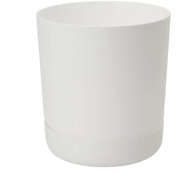 Горшок для цветов Satina-13 1,5 л белый Form-Plastic