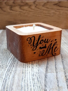 Свічка подарункова UVAmood You And Me 40мм час горіння 9 годин