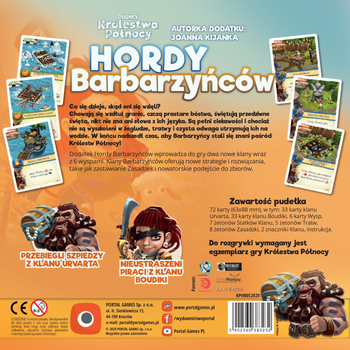 Dodatek do gry planszowej Portal Games Królestwa Północy Hordy Barbarzyńców (5902560383232)