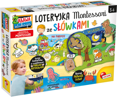 Gra planszowa Lisciani Montessori Loteryjka Ze Słówkami (8008324101764)