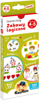 Настільна гра CzuCzu Вчу Логічні ігри для дітей 4-5 років (9788366762367)