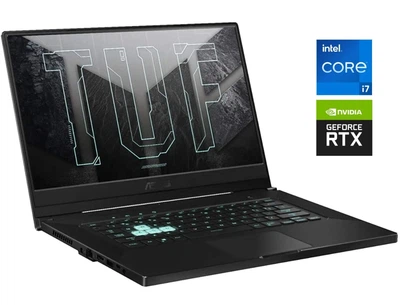 Ігровий ноутбук Asus TUF Dash F15 FX516PM / 15.6" (1920x1080) IPS / Intel Core i7-11370H (4 (8) ядра по 3.0 - 4.8 GHz) / 16 GB DDR4 / 512 GB SSD / nVidia GeForce RTX 3060, 6 GB GDDR6, 192-bit / WebCam б/в