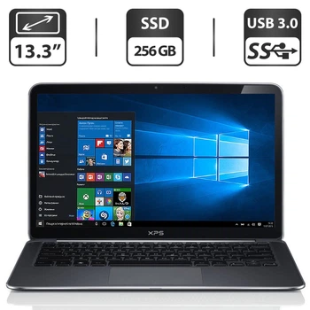 Ультрабук Dell XPS 13 L321X / 13.3" (1366x768) TN / Intel Core i7-2637M (2 (4) ядра по 1.7 - 2.8 GHz) / 4 GB DDR3 / 256 GB SSD / Intel HD Graphics 3000 / WebCam б/у