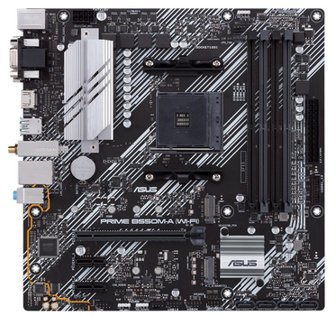 Материнська плата Asus Prime B550M-A (Wi-Fi) (sAM4, AMD B550, PCI-Ex16)