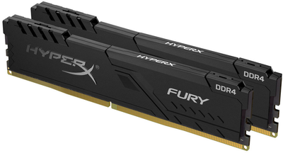 Оперативна пам'ять HyperX DDR4-3200 8192MB PC4-25600 (Kit of 2x4096) Fury Black (HX432C16FB3K2/8)