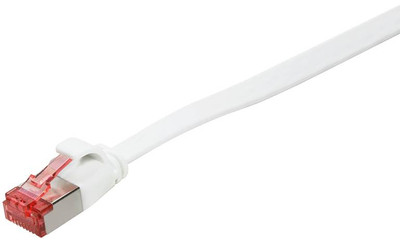 Patchcord LogiLink płaski Cat.6 Shielded PIMF SlimLine Biały 3m (CF2061S )