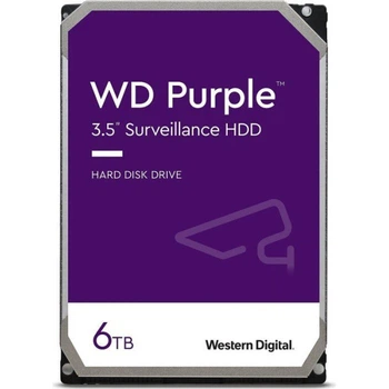 Жорсткий диск WD 6TB 3.5" 256MB SATA Purple Surveillance