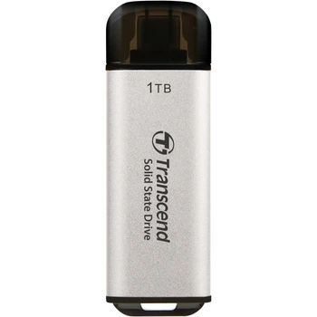 Компактний зовнішній накопичувач SSD Transcend ESD300 1TB Gen 2 / Type-C Сріблястий (TS1TESD300S)