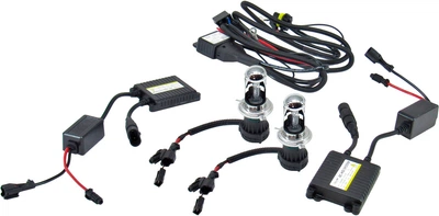 Набор автомобильных биксеноновых ламп H4 (Solar) Bi-Xenon 5000K (Ballast) (4450)