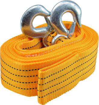 Трос буксира 8т. 5,5м. крюк (CarLife) (полиэтилен) TR707/P