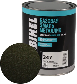 Автокраска металлик (HELIOS Mobihel) 347 Золото инков 1л.