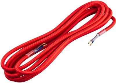 Przewód elektryczny w oplocie DPM 3 m czerwony (DIC0330)