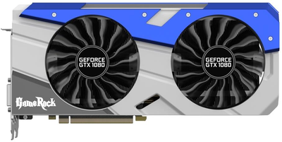 Відеокарта Palit GeForce GTX 1080 GameRock Premium Edition 8GB GDDR5X Б/в