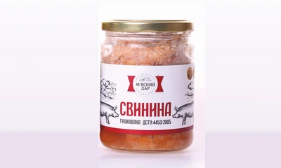 Свинина тушкована М'ясний Дар ДСТУ вищого сорту 500г