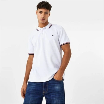 Поло Jack Wills Edgeware Tipped White, M (46) (11761889)