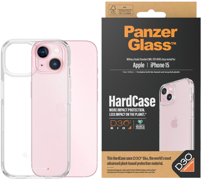 Чохол PanzerGlass HardCase with D3O для Apple iPhone 15 (5711724011726)