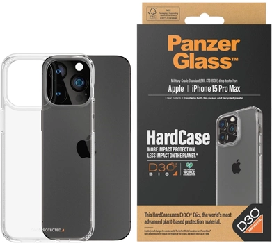 Чохол PanzerGlass HardCase with D3O для Apple iPhone 15 Pro Max (5711724011757)