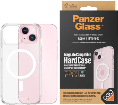 Чохол PanzerGlass HardCase MagSafe Compatible with D3O для Apple iPhone 15 (5711724011801)