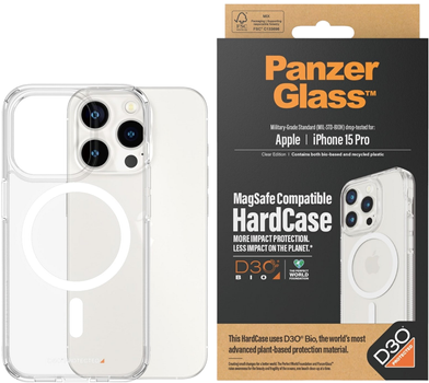 Etui PanzerGlass HardCase MagSafe Compatible with D3O do Apple iPhone 15 Pro (5711724011818)