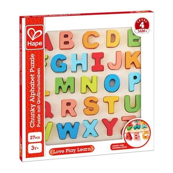 Деревянный пазл Hape Английский алфавит (E1551) 4931580
