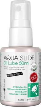 Масло інтимне Lovely Lovers Aqua Slide Oil Lube на водній основі з додаванням алое вера 50 мл (5901687650166)