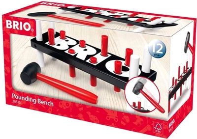 Rozwijająca gra z młotkiem Brio Classic Pounding Bench (7312350305159)