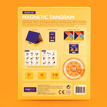 Настільна гра MierEdu Magnetic Tangram Battle Kit (9352801003324)