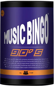 Настільна гра Skru Op Music Bingo 90s (5745000350292)