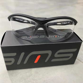 Баллистические очки Swiss Eye Lancer с прозрачным стеклом черные (241694)
