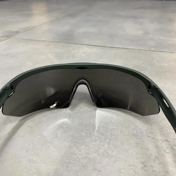 Тактические очки Swiss Eye Nighthawk с комплектом линз и чехлом олива (244642)