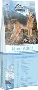 Сухой корм Carpathian Pet Food Maxi Adult для взрослых собак крупных пород с курицей и морским окунем 12кг