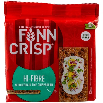 Хлібці Finn Crisp Hi-Fibre житні з висівками 200 г
