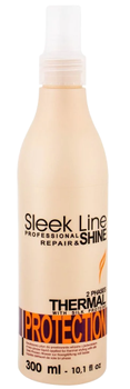 Płyn Stapiz Sleek Line Styling 2 Phases Thermal Protection dwufazowy z jedwabiem do prostowania włosów 300 ml (5904277710202)