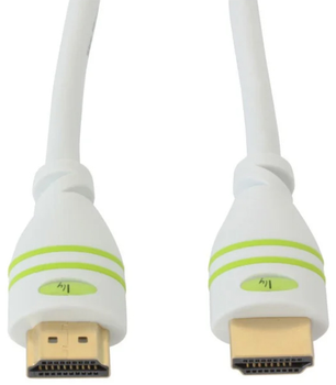 Kabel TECHly HDMI 1.4 Ethernet M/M 2 m Biały (8057685306912)