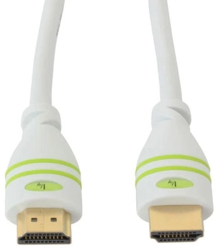 Кабель TECHly HDMI 1.4 Ethernet M/M 1 м Білий (8057685306905)