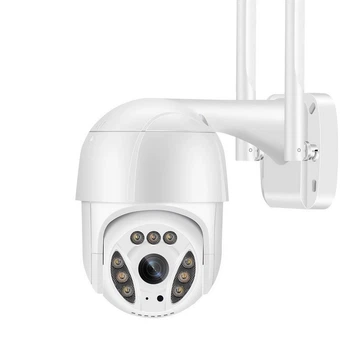 Зовнішня бездротова поворотна 5MP IP камера відеоспостереження Anbiux XM-A13-5MP, ICSee / XMEye