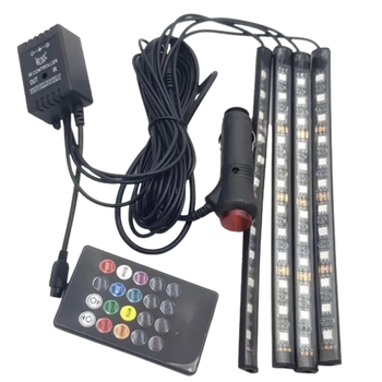 Светодиодная подсветка салона авто RGB led 8097 подсветка ног