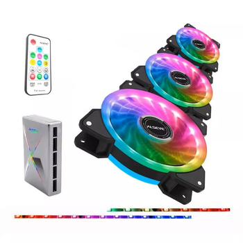 Набор кулеров ALSEYE D-Ringer Rainbow RGB kit CRLS-300DS с контроллером, пультом, лентой
