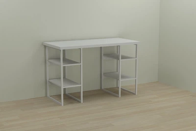 Компьютерный стол Ferrum-decor Карэн 75x120x70 белый ДСП Белое 32мм