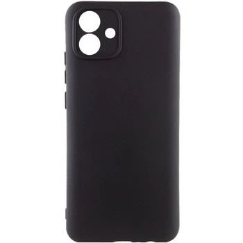 Чохол TPU GETMAN Liquid Silk Full Camera для Samsung Galaxy A05 Чорний / Black