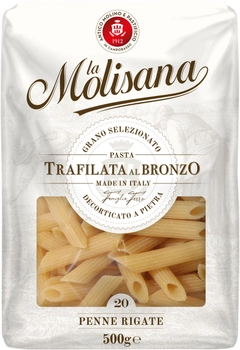Упаковка макаронів La Molisana Penne Rigate №20 500 г х 2 шт. (3830011545712)